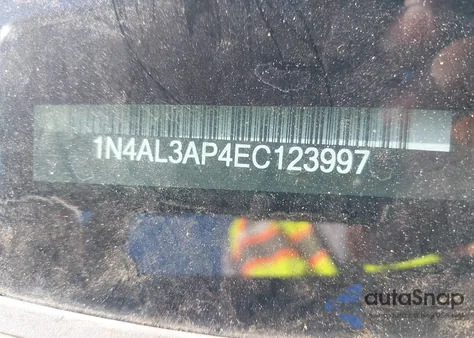 2014 Nissan Altima 2.5 S z USA, uszkodzony, nr VIN 1N4AL3AP4EC123997